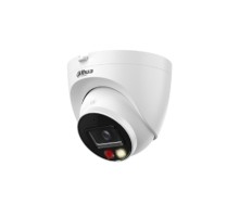 DAHUA DH-IPC-HDW2449TP-S-PV-0280B Уличная купольная IP-видеокамера SmartDualLight 4Мп, 1/2.9” CMOS, объектив 2.8мм, видеоаналитика, микрофон+динамик, ИК 30м, LED 30м, IP67, металл/пластик