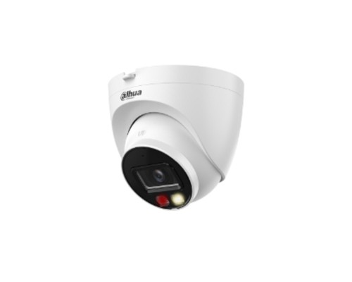 [Видеонаблюдение] DAHUA DH-IPC-HDW2449TP-S-PV-0280B Уличная купольная IP-видеокамера SmartDualLight 4Мп, 1/2.9” CMOS, объектив 2.8мм, видеоаналитика, микрофон+динамик, ИК 30м, LED 30м, IP67, металл/пластик