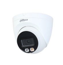 DAHUA DH-IPC-HDW2449TP-S-PV-0360B Уличная купольная IP-видеокамера SmartDualLight 4Мп, 1/2.9” CMOS, объектив 3.6мм, видеоаналитика, микрофон+динамик, ИК 30м, LED 30м, IP67, металл/пластик