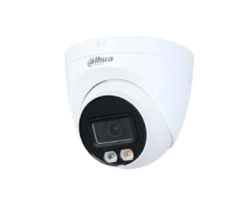 [Видеонаблюдение] DAHUA DH-IPC-HDW2449TP-S-PV-0360B Уличная купольная IP-видеокамера SmartDualLight 4Мп, 1/2.9” CMOS, объектив 3.6мм, видеоаналитика, микрофон+динамик, ИК 30м, LED 30м, IP67, металл/пластик