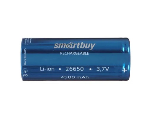 [Батарейка] Smartbuy (SBBR-26650-1S4500) Аккумулятор Smartbuy LI26650-4500 mAh (25/200)(1шт. в уп-ке)