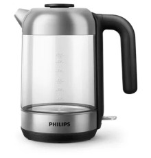 Чайник электрический Philips HD9339/80, 2200Вт, прозрачный и нержавеющая сталь