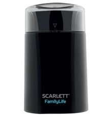 Кофемолка, Scarlett, SC-CG44505, Мощность 150 Вт, Вместимость 60 гр, Нож из нержавеющей стали, Прозрачная крышка