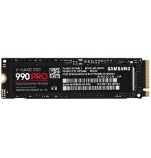Samsung SSD 4TB 990 PRO PCIe Gen 4.0 x4 NVMe 2.0 V-NAND TLC MZ-V9P4T0BW