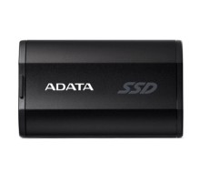 A-DATA Portable SSD 2TB SD810 External Type-C, USB 3.2 Gen2x2, up to R/W 2000/2000 MB/s, 72.7x44x12.2mm, Black (5 лет)