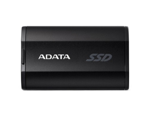 [Носитель информации] A-DATA Portable SSD 2TB SD810 External Type-C, USB 3.2 Gen2x2, up to R/W 2000/2000 MB/s, 72.7x44x12.2mm, Black (5 лет)