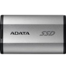 A-DATA Portable SSD 4TB SD810 External Type-C, USB 3.2 Gen2x2, up to R/W 2000/2000 MB/s, 72.7x44x12.2mm, Silver (5 лет)