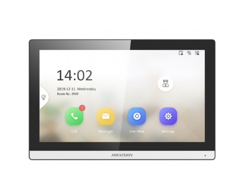 [Видеонаблюдение] Видеодомофон Hikvision DS-KH6350-WTE1, чёрный