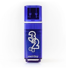 Smartbuy USB Drive 32GB Glossy series Dark Blue 3.0/3.1  (SB32GBGS-DB) 