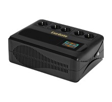 Exegate EX295685RUS ИБП ExeGate NEO Smart BU-800.LCD.AVR.5SH <800VA/480W, цветной LCD-дисплей, AVR, 5*Schuko, Black>