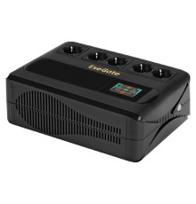 Exegate EX295686RUS ИБП ExeGate NEO Smart BU-1000.LCD.AVR.5SH <1000VA/500W, цветной LCD-дисплей, AVR, 5*Schuko, Black>