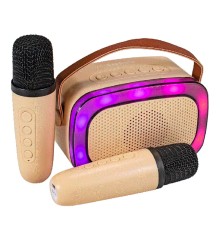 Exegate EX294943RUS Караоке-система Bro 330 (8Вт, 80-15000Гц, Bluetooth, Li-Ion, 1200mAh, с поддержкой USB и TF/microSD карт, 3,5mm audio