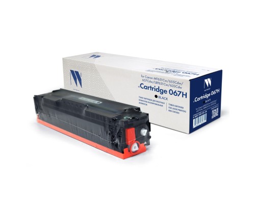 [Расходные материалы] NV Print  Cartridge 067H BK/5106C002A  Картридж NV-067HBk  для Canon i-SENSYS LBP631Cw/LBP633Cdw/MF651Cw/MF655Cdw/MF657Cdw (3130 стр.) черный, с чипом