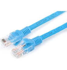 Cablexpert Патч-корд LSZH медный UTP кат.5e, 3м, литой, многожильный (синий) [PP30-3M/B]