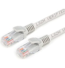Cablexpert Патч-корд LSZH медный UTP кат.5e, 10м, литой, многожильный (серый) [PP30-10M]