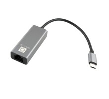 5bites Кабель-адаптер UA2C-45-16BK USB3.1 / RJ45 100MB / AL / GREY