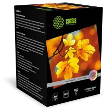 Фотобумага Cactus Prof CS-HGA6260500 A6/260г/м2/500л./белый глянцевое для струйной печати