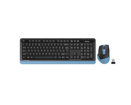 [Мышь] Комплект (клавиатура+мышь) A4TECH Fstyler FG1035, USB, беспроводной, черный [fg1035 navy blue]