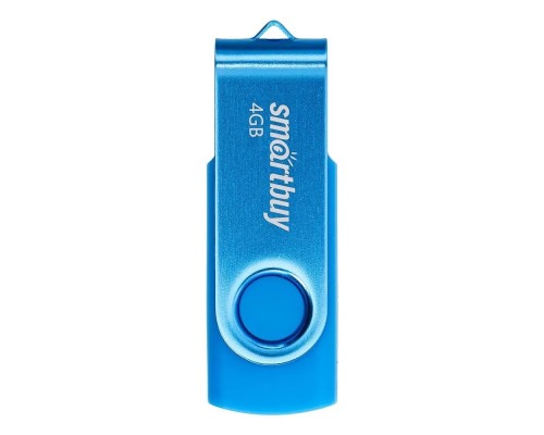 [Носитель информации] Smartbuy USB Drive 4GB Twist Blue (SB004GB2TWB)