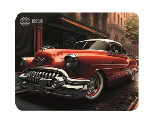 [Кактус коврики] Коврик для мыши Cactus Red Car 300x250x2мм (CS-MP-P07M)