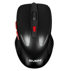 Мышь компьютерная SVEN RX-450W WLS черная, 5+1кл/1200-3200DPI (SV-021825)