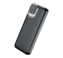 Perfeo Powerbank Atomic Age 10000 mAh/LED дисплей/PD + QC 3.0/Type-C/2 USB/Выход: 5A, max 22.5WBlack (PF_E1474)