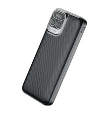 Perfeo Powerbank Atomic Age 10000 mAh/LED дисплей/PD + QC 3.0/Type-C/2 USB/Выход: 5A, max 22.5WBlack (PF_E1474)