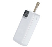 Perfeo Powerbank Atomic Age 30000 mAh/LED дисплей/PD + QC 3.0/Type-C/2 USB/Выход: 5A, max 22.5WWhite (PF_E1477)