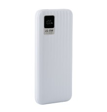 Perfeo Powerbank WATERFALL 10000 mAh/LED дисплей/PD + QC 3.0/Type-C/2 USB/Выход: 5A, max 22.5WWhite (PF_E1468)
