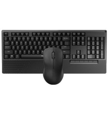 Клавиатура + мышь Rapoo X1960 клав:черный мышь:черный USB беспроводная 