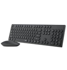 Клавиатура + мышь Rapoo X260S клав:черный мышь:черный USB беспроводная 