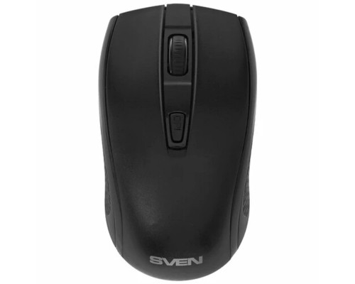 [Мышь] Беспроводная мышь Sven RX-220W чёрная (3+1кл. 800-1600DPI, блист)