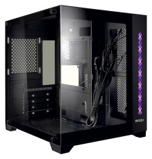 Ginzzu V320 RGB подсветка, закаленное стекло 1*USB 3.0,1*USB 2.0, AU mATX