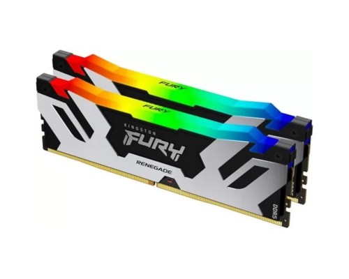 [Модуль памяти] Оперативная память Kingston Fury Renegade XMP KF572C38RSAK2-32 DDR5 -  2x 16ГБ 7200МГц, DIMM,  Ret