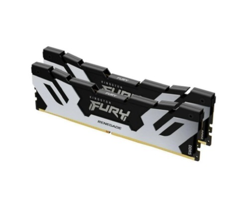 [Модуль памяти] Память DDR5 2x32GB 6400MHz Kingston KF564C32RSK2-64 Fury Renegade Silver XMP RTL Gaming PC5-51200 CL32 DIMM 288-pin 1.4В kit dual rank с радиатором Ret