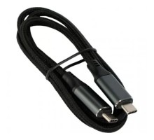 Cablexpert Кабель USB4.0  Type-C/Type-C, 5А, 240Вт, PD3.1/QC4.0, 40Gbps, медь, Pro, 1м, черный, пакет (CC-USB4-CMCM-BR-1M)
