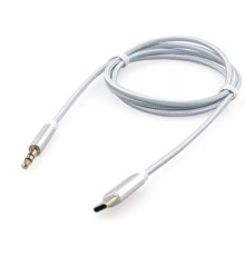 Cablexpert Кабель-переходник USB  Type-C/Jack3.5, Mobile, 1м, белый, коробка (CCAB-CM35M-1M-W)