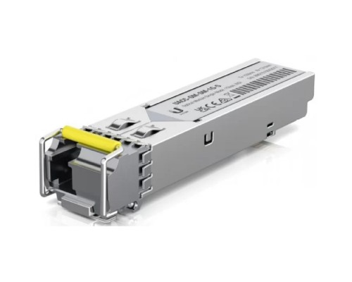 [Сетевое оборудование] UBIQUITI UACC-OM-SM-1G-S (2 шт. в комплекте) Двунаправленный одномодовый оптический модуль 1 Гбит/с, 3 км
