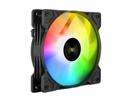 [Вентиляторы] Exegate EX295971RUS Вентилятор 12В DC с подсветкой ExeGate EX12025H6PMY-PWM.ARGB (120x120x25 мм, Hydraulic bearing (гидродинамический), 6pin, 1200RPM, ARGB подсветка, 33dBA)