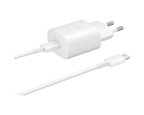 [Аксессуар] Сетевое зарядное устройство Samsung EP-TA800,  USB type-C,  USB type-C,  25Вт,  3A,  белый [ep-ta800xwegww]