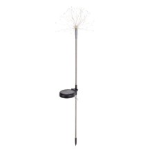 Rexant 602-2435 Светильник грунтовый Салют, 3000К, встроенный аккумулятор, солнечная панель 