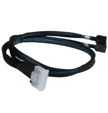Procase CBL-SLSAS8-2SASHD-6 Кабель для подключения корзин, SFF-8654 (Slimline SAS x8) к 2 * SFF-8643 (mini SAS HD), 60cm