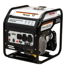 Kranz KR-16-1142 Генератор инверторный KR2500IO, 2,5кВт, 230В, 7л, открытый корпус, ручной старт