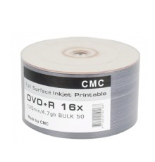 CMC DVD+R 4,7 GB 16x Bulk/50 Full Ink Print   (RECASSIST) (141182)