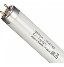 Лампа люминесцентная Osram Б0014028 Basic 18Вт 6500К G13 холодный белый свет