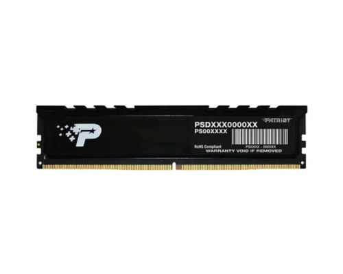 [Модуль памяти] Память DDR5 16GB 5600MHz Patriot PSP516G560081H1 Signature Premium RTL PC5-44800 CL46 DIMM 288-pin 1.1В single rank с радиатором Ret