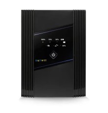 SMARTWATT UPS UNI 1000 {линейно-интерактивный, 1000/600 ВА/Вт, напольный, LED индикация, Shuko CEE7/4 - 2 шт. , IEC C13 - 3 шт}
