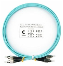 Cabeus FOP-50-FC-FC-2m Шнур оптический duplex FC-FC 50/125 mm OM3 2м LSZH