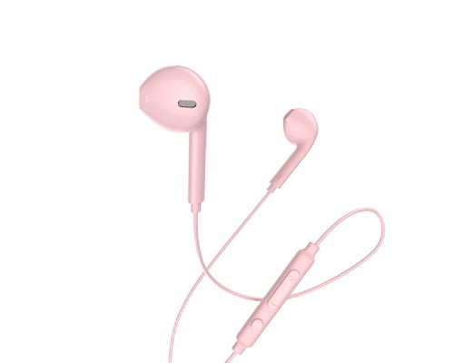 [Наушники HOCO] HOCO M55/ Наушники + микрофон/ Кнопка ответа/ 1.2м/ 3.5 mm jack/Pink