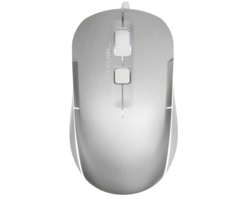[Мышь] Мышь A4Tech Fstyler FM26 серебристый оптическая (1600dpi) USB (4but)